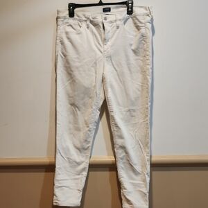 J.Crew Cream Corduroy Pants